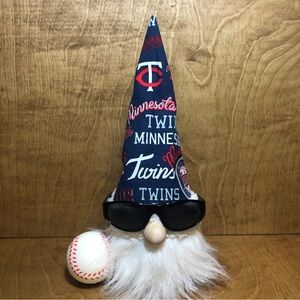 MN Twins Gnome MLB Baseball Minnesota Ball Sports Fan Red Blue White